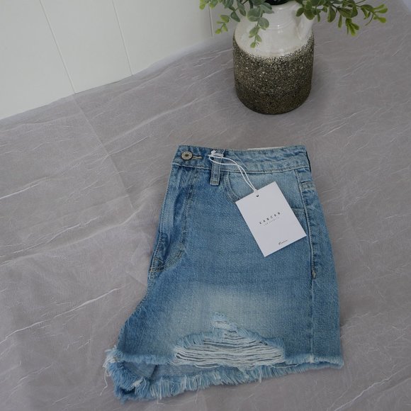 NWT- Kancan High Rise Shorts - Picture 2 of 4